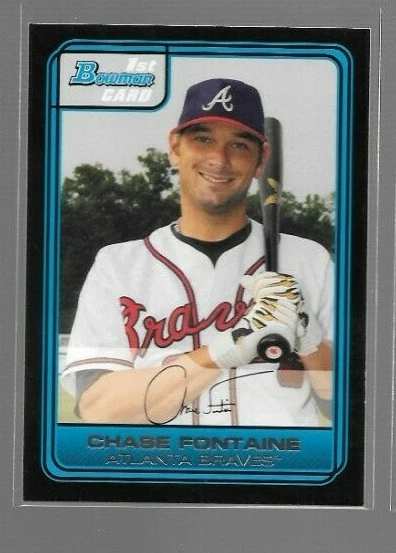 2006 Bowman Draft Draft Picks Chase Fontaine #DP9 Braves - Image 1 of 1