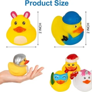 Colorful Duck Design Bath Toy, 30pcs/set Summer Fun Pool Float Toy, Water Toy - Picture 1 of 7