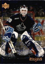 Felix Potvin Signed Auto 00/01 Upper Deck Black Diamond card Vancouver Canucks