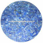 12" Exclusive Marble Coffee Table Top Lapis Lazuli Mosaic Inlay Outdoor Decor