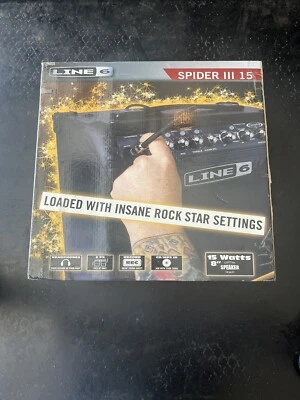 Line 6 Spider III 15 watt Guitar Amp 1x8 - Image 1 of 2