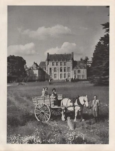 1957 Vintage FRANZÖSISCHES CHATEAU DE MONTCHEVREUIL Prinz Michael Periodischer Druck - Bild 1 von 1