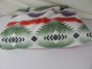 Multi Color Blanket/Throw 80"X70" 100% Polyester *Made in USA* - Picture 1 of 3
