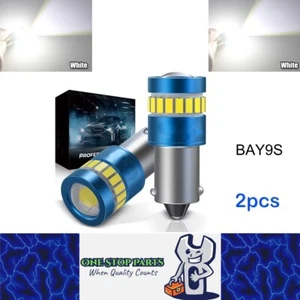 2pcs BAY9S Cool White 12V 19SMD Canbus Super Bright LED Bulbs BAY9S LED Globes - Picture 1 of 8