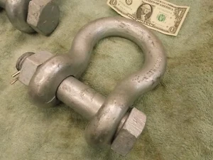 Hubbell Anderson Shackle Anchor Clevis 150K 75 Ton 2.5" opening FREE Ship Aftr1 - Picture 1 of 12