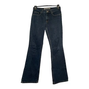 Express Y2K Womens Jeans Size 5 /6 Long Low Rise Flare Leg Prescion Fit - Picture 1 of 7