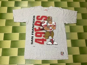 Vintage 1994 NFL San Francisco 49ers T-Shirt Double Sided Print Fits like Large - Picture 1 of 6