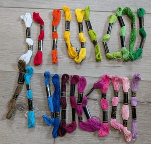 Lot 22 Interbird Cotton Embroidery Floss Skeins Needlepoint Cross Stitch - Picture 1 of 4