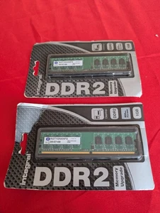 2x 1GB Integral IN2T1GNXNFX DDR2-800 (PC2-6400) 800MHz, read description  - Picture 1 of 6