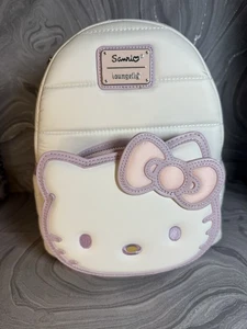 Loungefly Sanrio Exclusive Hello Kitty Quilted Texture Mini Backpack (NWT) - Picture 1 of 5