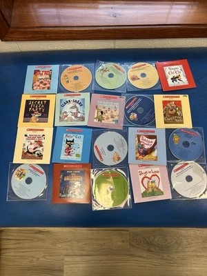 Lot of 20 Scholastic Children's Books with CD Read Along Collection - FREE SHIP - Image 1 of 4