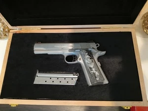 SMITH AND WESSON 1911 BEECH WOOD PISTOL CASE - Picture 1 of 6
