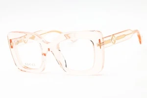 GUCCI GG1554O 003 Anteojos Transparente Rosa Naranja Marco 49mm - Imagen 1 de 4