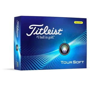 Pelotas de golf Titleist 2024 Tour amarillas suaves (1 docena) - Imagen 1 de 2