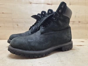 Timberland CHUKKA CASUAL BOTINES ZAPATOS DE HOMBRE CUERO NOBUK TALLA:42 UK:8.5 NEGRO - Imagen 1 de 11