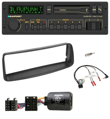 Blaupunkt USB DAB Bluetooth Lenkrad Autoradio für Peugeot 206 CC 2003-2008 - Bild 1 von 4