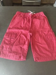 The Children Place Kids Boys Shorts 16 Red Elastic Wast Band - Picture 1 of 3