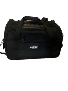 - EliteField Black 3 Door Folding Soft Small Dog Or Cat Crate Carrier - Picture 1 of 6