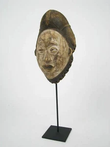 GothamGallery Schöne afrikanische Kunst - Demokratische Republik Kongo Gabun Punu Stammesmaske - T - Bild 1 von 12
