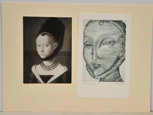 Tony Torrilhon/Kupferstich/nach Petrus Christus/signiert/1973 /e.a. Exemplare/11 - Bild 1 von 4