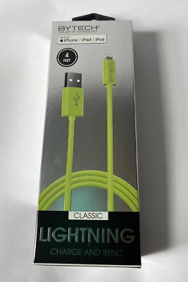 ByTech Classic Lightning Charge & Sync 4 Ft For iPhone, iPad & iPod BYTCBL 300 - Image 1 of 4