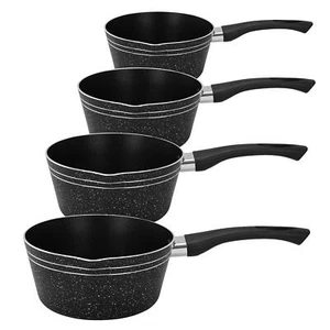 Non-Stick Milk Pan Saucepan Induction Safe Cooking Pot Tea Pan 14 16 18 20CM - Picture 1 of 28