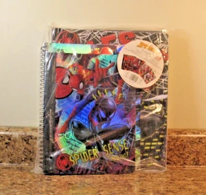 Marvel Spider-Man Set 3-Ring 1" Vinyl Binder Notebooks School Supplies NEW - Picture 1 of 3