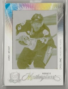 2009-10 The Cup Printing Plates Collector's Yellow Rookie MAS291 James Wright /1