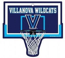 Villanova Wildcats Basketball Hoop Sign NCAA 9.5" x 9"