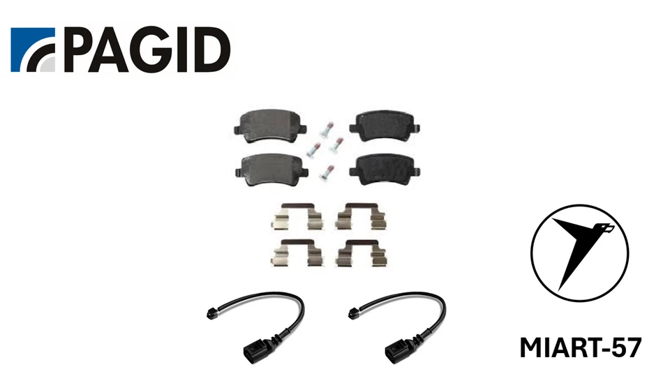 OEM Rear Brake Pads - 2004-2018 Bentley Continental Flying Spur - 3W0698451N - Image 1 of 1