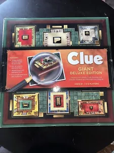 CLUE Giant Deluxe Edition Holz Brettspiel 24”x24” komplett in Box Metallteile - Bild 1 von 21
