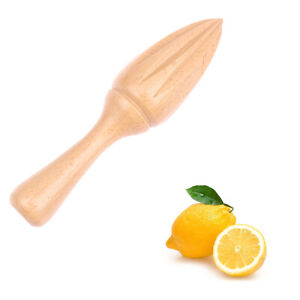 Wooden Lemon Squeezer Manual Juicer Fruit Orange Juice Extractor Reamers Too^JF