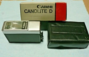 NEW CANON CANOLITE D ELECTRONIC FLASH - Picture 1 of 1