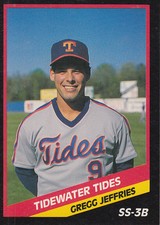 1988 Tidewater Tides CMC #15A Gregg Jeffries ERR