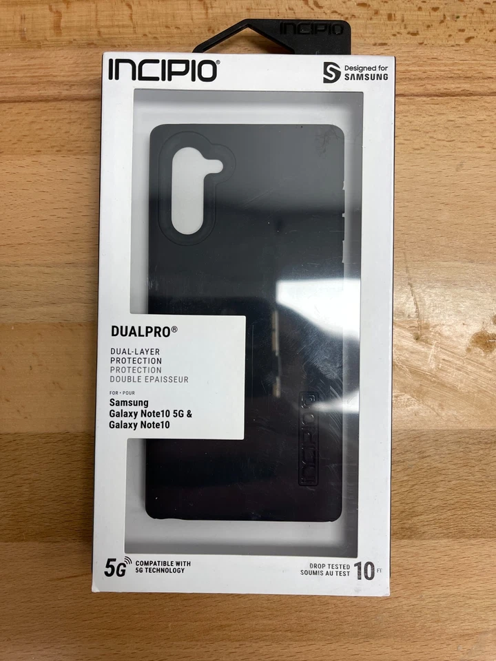 INCIPIO DUALPRO двойной слой чехол для Samsung Galaxy Note10 и Note10 5 g черный - Изображение 1 из 1