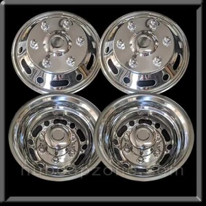 Fits Dodge Sprinter Wheel Liners Simulators 2008-2015 Dually 16" 12 hole Wheel - Picture 1 of 6