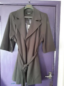 SCARLETT AND JO GREY BELTED SMART JACKET SIZE 30 BNWT  - Picture 1 of 2