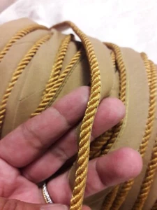 NEW CONSO 061903 D05 Lip Poly Cord Trimming bedding pillows 144 yds Color GINGER - Picture 1 of 11