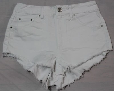 TOPSHOP KIRI BLANCO CINTURA ALTA, 5-PKT SUPER CORTO Foto 1 de 4