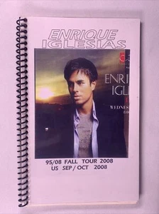 Enrique Iglesias Itinerary Original Vintage Insomniac World Tour 2008 - Picture 1 of 14