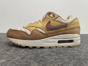 Nike Air Max 1 Light Bone Curry Brown Sneakers Grade School Size 2.5Y FZ5530-020 - Picture 1 of 11