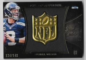 2014 Russell Wilson Black Gold " NFL Shield " x/149 Karte - Bild 1 von 2