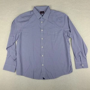 UNTUCKit Shirt Mens 2XL XXL Blue Purple Performance Dress Button Up - Picture 1 of 10