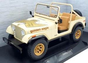 Model Car Group 1/18 Scale MCG18280 - Jeep CJ-7 - Light Ivory - Picture 1 of 5