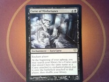 Curse of Misfortunes - Dark Ascension - Magic the Gathering MtG Tracked