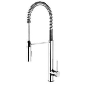 New Spring Sink Mixer Slimline Chrome Gooseneck Tap Phoenix Tapware Vivid VS736 - Picture 1 of 1