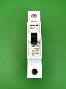 Siemens 5SX41 B16 16A MCB - Picture 1 of 4