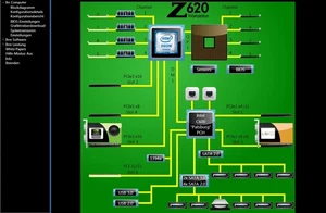 HP Z620 workstation E5-2680v2 10/20C 32GB-ECC 480GB-SSD  12TB SAS Quadro4000 Win - Bild 1 von 19