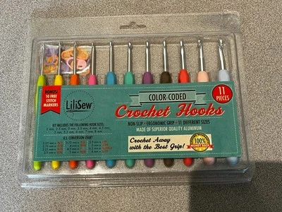 Juego de ganchos de ganchillo LiLiSew 11 varios tamaños Foto 1 de 4