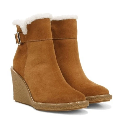 Botín de cuña FRANCO SARTO Ulayna de gamuza resistente al agua polar, marrón, 11, nuevo con etiquetas Foto 1 de 4